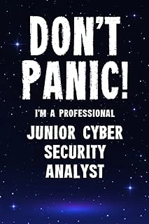 Independently Published Don'T Panic! I'M A Professional Junior Cyber Security Analyst: Customized 100 Page Lined Notebook Journal Gift For A Busy Junior Cyber Security Analyst : Greeting Or Birthday ürün görseli 1