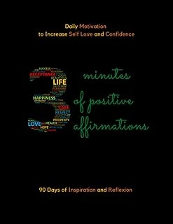 3 Minutes Of Positive Affirmations Journal: Daily Motivation To Increase Self Love And Confidence. (90 Days Of Inspiration & Reflexion) ürün görseli 1