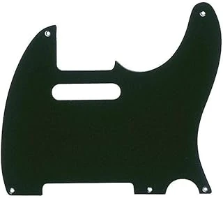 Fender Pure Pickguard, 52 Telecaster, 5-Hole - Black 1-Ply Telecaster Pickguard ürün görseli 1