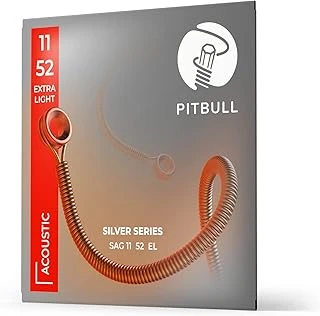 Pitbull Silver Akustik Gitar Teli Sag L 11-52 Light ürün görseli 1