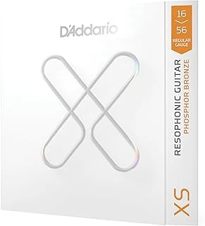 D'Addario Gitar Telleri - Xs Fosfor Bronz Kaplamalı Rezofonik Gitar Telleri - Xsapb1656 - Doğal Ton Hissetme Ile Uzatılmış Tel Ömrü - 6 Telli Gitar İçin - 16-56 Orta Rezofonik ürün görseli 1