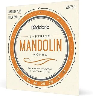D'Addario Ejm75C Mandolin Için Monel Telleri, Orta Gerilim (Medium Plus), 11-41 ürün görseli 1