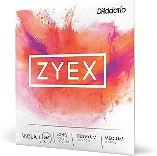 D'Addario Dz410-Lm Zyex Viola Saitensatz Synthetische Faser Long Medium ürün görseli 1