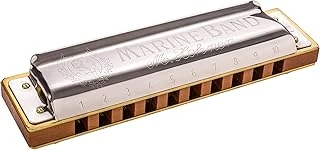 Hohner Marine Band 1896/20 Ab-Major Harmonica, Paslanmaz Çelik (1896Bx-G#) ürün görseli 1