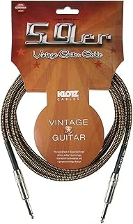Klotz 59Er Siyah-Kahve Örgülü Gitar Kablo ürün görseli 1