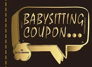 Independently Published Babysitting Coupons: 50 Cute Vouchers | Gift Book For Grandparents - Grandma - Grandpa - New Mom Baby Shower | Cute Card Alternative | Animals On Each Page ürün görseli 1