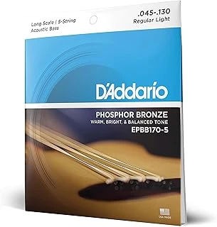 Daddario Epbb170-5 Akustik Bas Gitar Tel Seti, Long Scale, 45-130, Ph ürün görseli 1