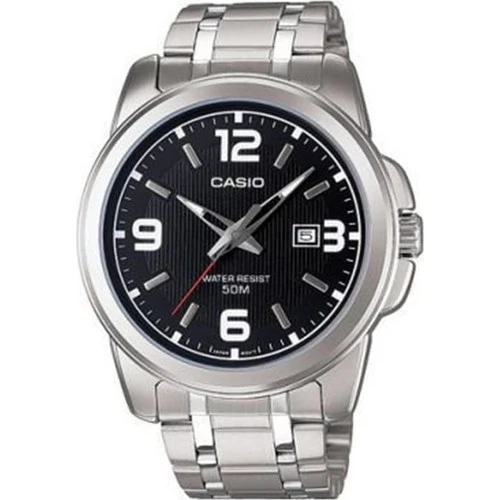 Casio MTP-1314D-1AVDF Quartz Çelik Gri Siyah Kadran 45 mm Erkek Kol Saati ürün görseli 1