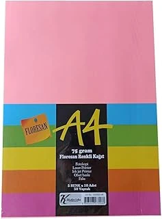 Color A4 50'Li Floresan Renkli Fotokopi Kağıdı ürün görseli 1