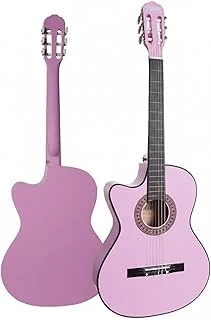 Cg-396Pu Solak Klasik Gitar Lila Renk Full Set Sap Ayarlı 4/4 Yetişkin Boy ürün görseli 1