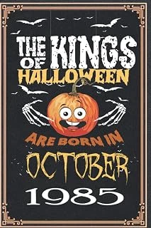 Independently Published The Kings Of Halloween Birthday Pumpkin Are Born In October 1985: 37 Th Birthday Gifts For Women Notebook | Motivational Quotes | Happy Birthday | ... Book | Personalized Birt ürün görseli 1