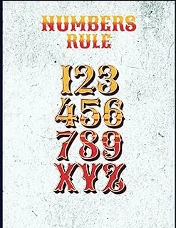Independently Published Numbers Rule 123456789: This Journal Is A Graph Paper To Help With Math, Geometry, Algebra ürün görseli 1