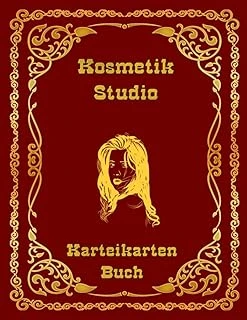 Karteikarten Buch Kosmetikstudio Karteikartenbuch 100 Seiten A4 Mobiler Beauty Salon Schönheitssalon Kosmetikerin Kundenkarteikarten Als Taschenbuch ... Dienstleistung Rot Notizbuch (German Edition) ürün görseli 1