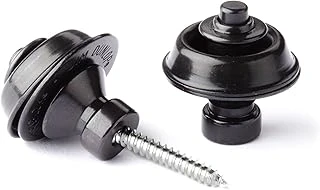 Jim Dunlop Straplock Geleneksel Set - Siyah ürün görseli 1