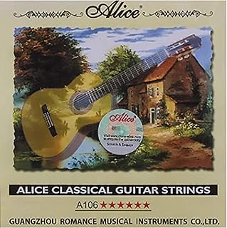 Alice A106 Klasik Konser Gitarı Telleri, Naylon, Sert Tension ürün görseli 1