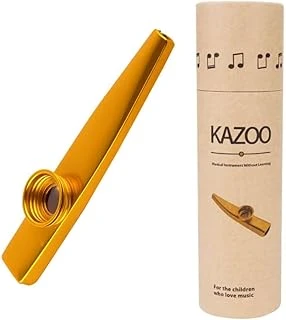 Mk-01Y Metal Kazoo Kutulu Alüminyum Alaşım Sarı ürün görseli 1