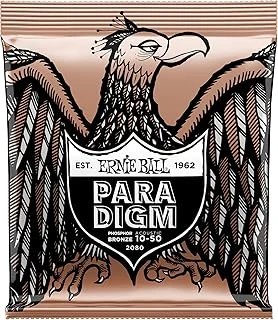Ernie Ball Paradigma Ekstra Hafif Fosfor Bronz Akustik Gitar Telleri, Ölçü 10-50 ürün görseli 1