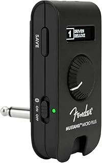 Fender Mustang Micro Kulaklık Amplifikatörü, Şarj Edilebilir Pil, Bluetooth Ses Akışı 50 Amper Efekt Modelleri, 2 Yıl ürün görseli 1