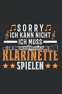 Klarinette Notizbuch: Klarinette Klarinettist / 6X9 Zoll / 120 Linierte Seiten (German Edition) ürün görseli 1