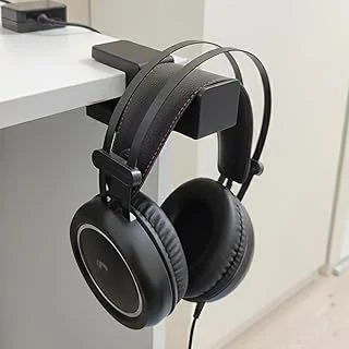 Siyah Asılabilir Masa Kenarı Kulaklık Standı, Ergonomik Sağlam ürün görseli 1