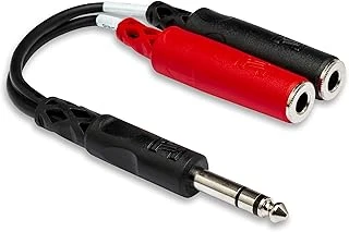 Hosa 1/4 Inç Trs (M) - Dual 1/4 Inç Tsf (F) Stereo Breakout Kablo (Ypp-117) ürün görseli 1