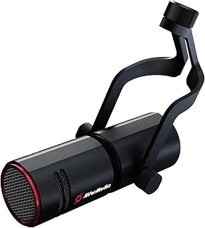 Avermedia Live Streamer Mic 330 – Dinamik Xlr Mikrofon İçerik Yaratıcısı Için - Akış Podcast'Ler Için Uygundur (Am330) Siyah 56 X 167 Mm ürün görseli 1