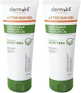 Dermokil After Sun Gel Güneş Sonrası Nemlendirici Rahatlatıcı Jel (100 Ml) 2Li Paket ürün görseli 1