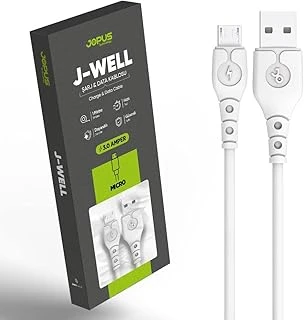 Jopus Universal Micro Data Kablosu Jo-Dk9 J-Well, Beyaz, 1Mt ürün görseli 1
