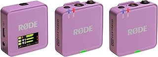 Røde Wireless Go (Gen 3) - Üçüncü Nesil, 32-Bit, Çift Vericili, Kayıt Özellikli Kablosuz Mikrofon Seti (Lila) ürün görseli 1
