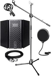 Lastvoi̇ce Pf-30X Mikrofon Standı Yalıtım Paneli Xlr Kablo Pop Filter ürün görseli 1