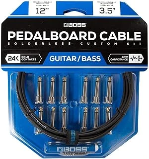 Bck-12 Pedalboard Kablo Kiti - 12 Metre Kablo, 12 Konektör ürün görseli 1