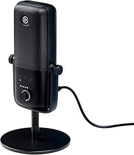 Elgato Wave:3 Profesyonel Yayıncı & Mikrofonu, Stüdyo Kalitesinde Ses, Çok Fonksiyonlu Düğmesi, Kapasitif Sessiz Alma Butonu, Ücretsiz Wave Link Uygulaması (10Mab9901) ürün görseli 1