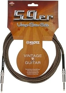 Klotz 59Er Siyah-Kahve Örgülü Gitar Kablo 4,5M ürün görseli 1