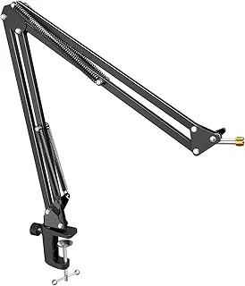 Fifine Mikrofon Kol Standı, Süspansiyon Bom Makas Mikrofon Standı, Ağır Hizmet Kelepçeli 3/8 Inç Ila 5/8 Inç Adaptör, Seslendirme, Oyun, Kayıt, Stüdyo, Ev Ofis (Cs1) ürün görseli 1