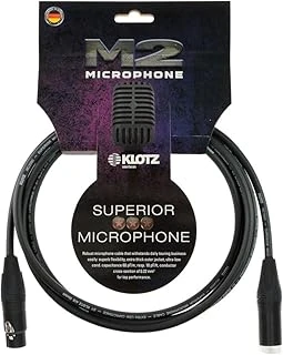 Klotz M2 Mc2000 Mikrofon Kablosu Siyah 5M Xlr Neutrik Uçlu ürün görseli 1