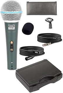 Lastvoice Lv-680 Profesyonel Dinamik El Mikrofonu (Çift Kablo Sünger Çanta Tutacak) ürün görseli 1