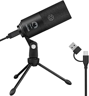 Fifine Usb Mikrofon, Dizüstü Bilgisayar Için Metal Kondenser Kayıt Mikrofonu Veya Windows Kardioid Stüdyo Kayıt Vokalleri, Seslendirmeler, Yayın Akışı Videoları-K669B ürün görseli 1