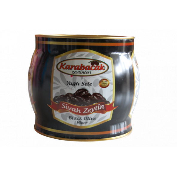 KARABACAK YAĞLI SELE SİYAH ZEYTİN HİPER 2 KG TENEKE ürün görseli 1