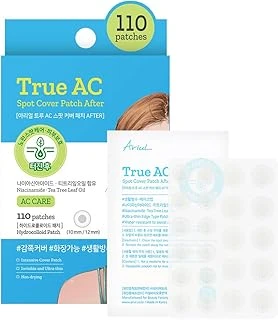 Ariul True Ac Spot Cover Patch After, Hidrokolloid Akne Bandı, Niacinamide Çay Ağacı Yağı, 110 Adet, 10Mm/12Mm ürün görseli 1