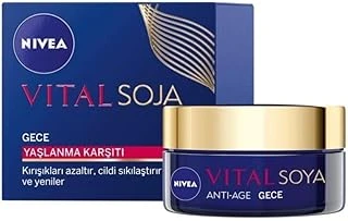 Vital Soya Yaşlanma Karşıtı Gece Bakım Kremi, 50 Ml ürün görseli 1