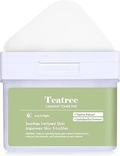 Dermal Teatree Calming Toner Pad 120’Li – Çay Ağacı Özlü Gözenek Sıkılaştırıcı Yatıştırıcı Tonik Ped 200 Ml ürün görseli 1