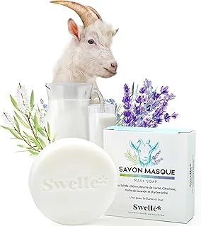 Keçi Sütü Sabunu 110Gr Shea Butter Çay Ağacı Lavanta Yüz Maskesi 1 Adet Doğal Katı Sabun Vücut Peelingi Yüz, Siyah Nokta Yüz Maskesi, Yüz Bakımı Güzellik Sabunu ürün görseli 1
