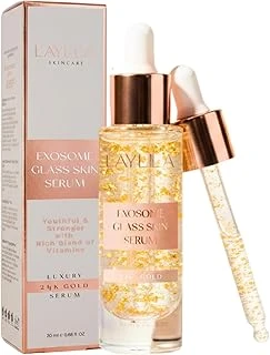 Exosome Glass Skin 20 Ml - Cam Cilt Görünümü Veren Aydınlatıcı | 24K Altın Goji Eksozomu Ile Işıltı Veren Yaşlanma Karşıtı Bakım - Longevity Skincare ürün görseli 1