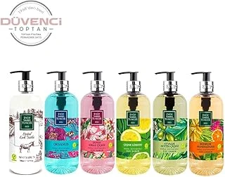 Sıvı Sabun Seti Ayvalık Zeytin Çiçeği, Çeşme Limonu, Japon Kiraz Çiçeği, Okyanus, Bodrum Mandalinası, Eşek Sütlü 500 Ml ürün görseli 1