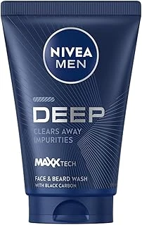 Men Erkek Yüz Sakal Temizleme Jeli Deep Dimension 100 Ml,Nemlendirici,Yağ Arındırıcı,Aktif Karbon,Gün Boyu Ferahlık ürün görseli 1