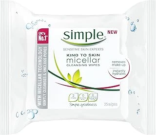 Simple Micellar Cleansing Wipes - Yüz Temizleme Mendili 25 Adet ürün görseli 1