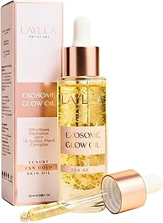 Exosome Glow Oil 20 Ml - 24K Altın Eksozom Ile Anında Işıltı Veren Aydınlatıcı Kuru | Parıltı Etkili Besleyici Yaşlanma Karşıtı Yüz Yağı | Longevity Skincare ürün görseli 1
