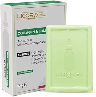 Collagen & Somon Dna Sabunu 120G – Nemlendirici Cilt Bakım Sabunu, Ceramide Np Macadamia Yağı İçerikli – Tüm Cilt Tipleri İçin Uygun ürün görseli 1