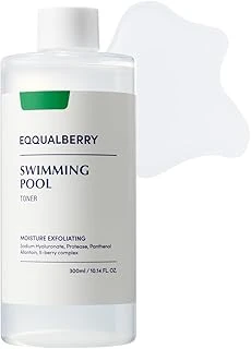 Eqqualberry Swimming Pool Yüz Toneri, 300 Ml, Nemlendirici Sakinleştirici Yüz Toniği, Gözenek Yumuşak Peeling, Kuru Yağlı Ciltler Için Uygundur ürün görseli 1