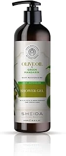 Sheida Shine Derin Nemlendirici Duş Jeli Zeytin Yağı Yeşil Mandalina Özlü 500Ml ürün görseli 1